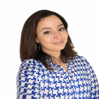 Portret van Hajar Senhaji